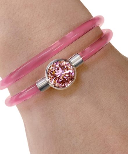 Alternative view of Armband Dakini mit Zirkonia Rosa