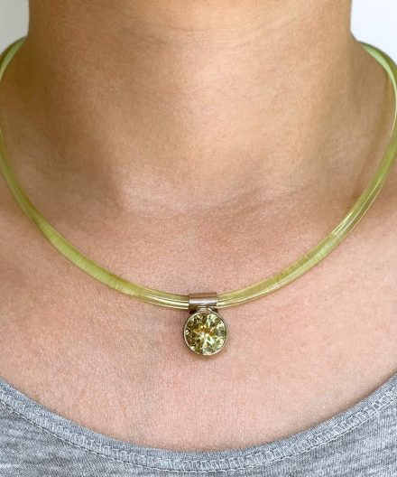 Alternative view of Pendant Maui 12 lemon citrine