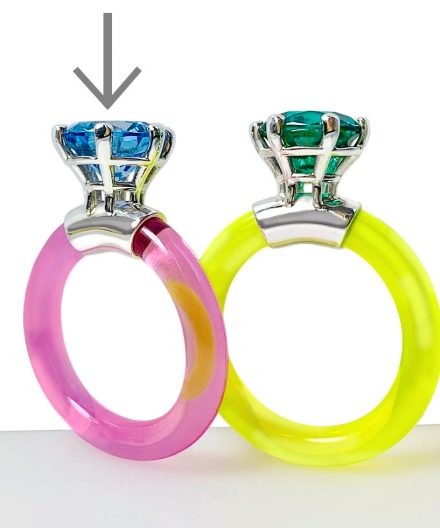 Alternative view of Ring Kishar XL mit Zirkonia Swiss