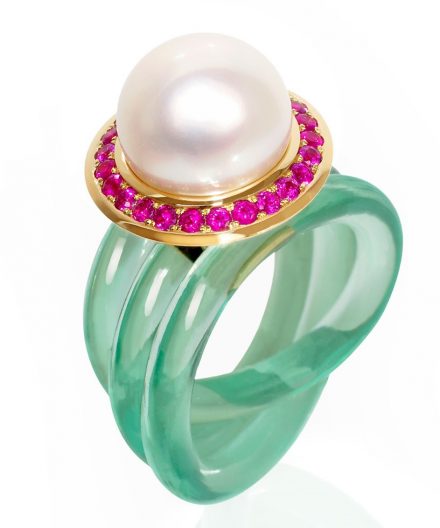 Ring Orpheus Eisblau