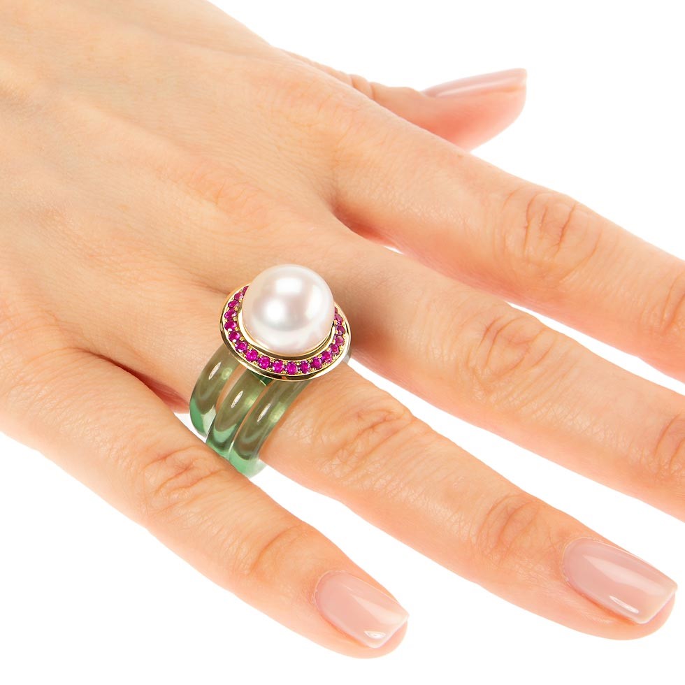 Ring Orpheus Eisblau