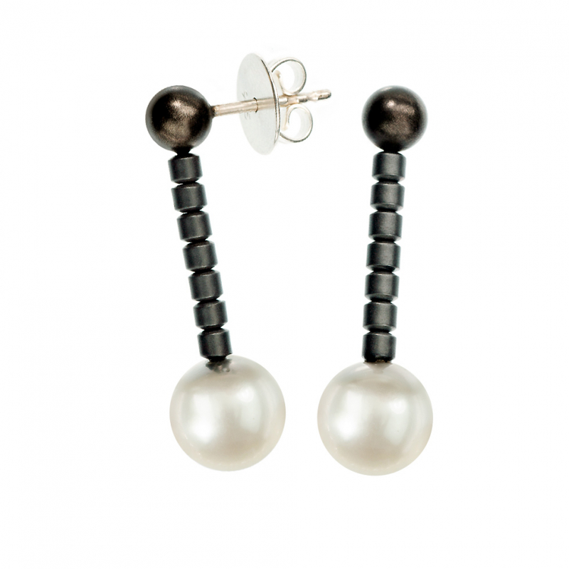 Ohrstecker Kurma lang Akoya