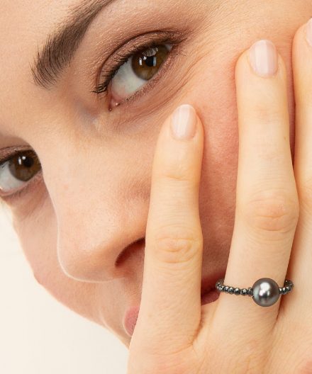 Alternative view of Ring Brahma Tahitiperle